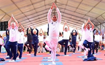 मुख्यमंत्री ने भराड़ीसैंण से दिया “हर घर योग, हर जन निरोग’’ का संदेश