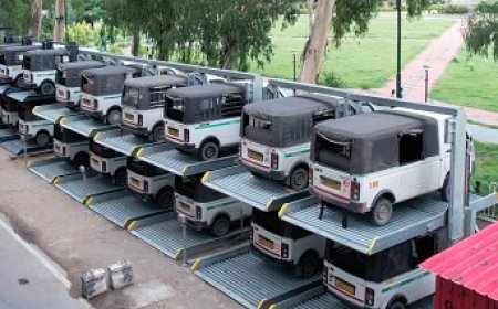 कोरोनेशन चिकित्सालय में ओटोमेटेड पार्किंग तैयार