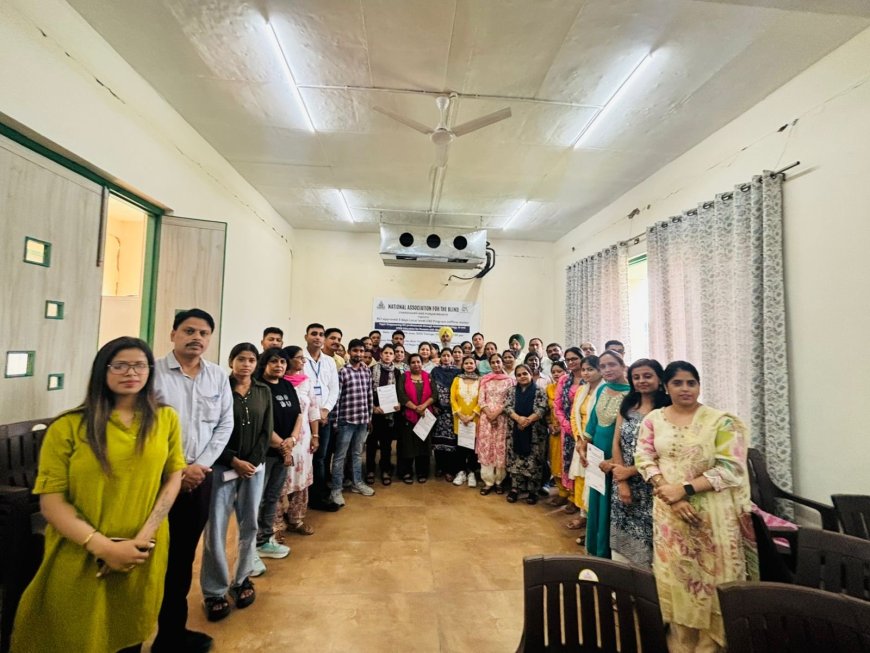 एनएबी द्वारा दिव्यांगजनों को एआई की मदद से सशक्त बनाने के लिए सीआरई कार्यक्रम आयोजित