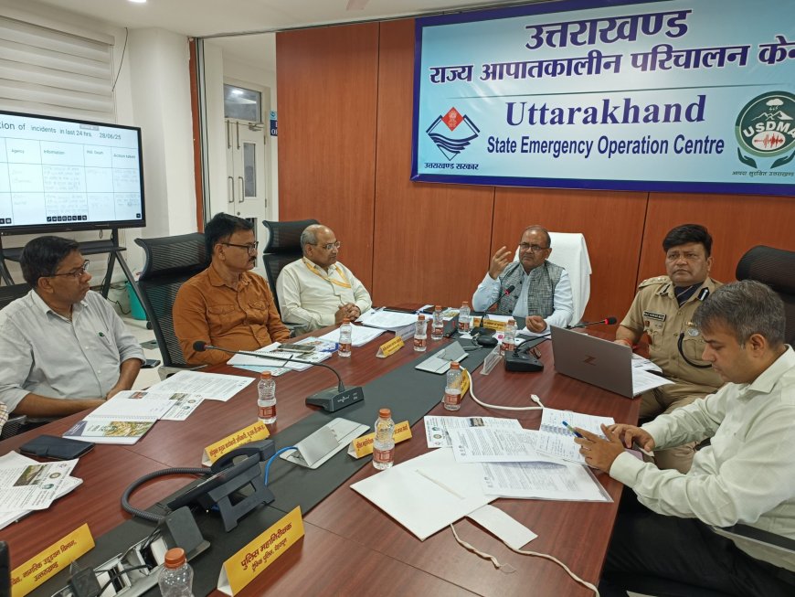 बाढ़ से निपटने के लिए जनपद पूरी तरह तैयार, टेबल टॉप एक्सरसाइज में जनपदों की तैयारियों की समीक्षा