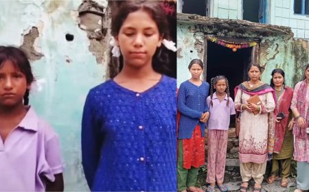 सीएम के निर्देश पर चमोली के खैनुरी गांव पहुंचा प्रशासन, बच्चियों की मदद को बढ़ाया हाथ