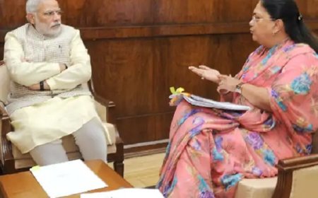 पूर्व मुख्यमंत्री वसुंधरा राजे और प्रधानमंत्री नरेंद्र मोदी की मुलाकात के बाद सियासी हलचल तेज
