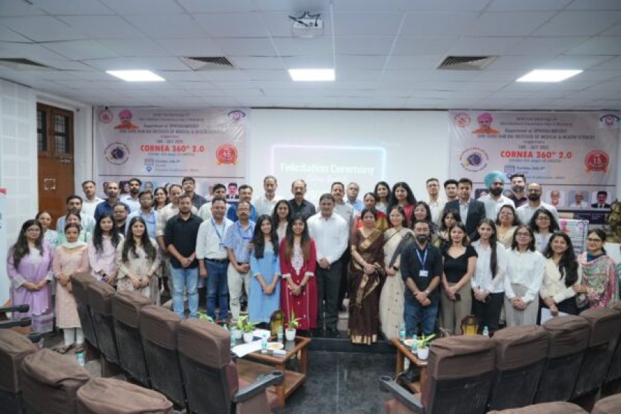 श्री गुरु राम राय इंस्टीट्यूट ऑफ मेडिकल एण्ड हेल्थ साइंसेज़ के नेत्र रोग विभाग द्वारा एक दिवसीय सीएमई का आयोजन, श्री महंत इन्दिरेश अस्पताल में विशेषज्ञ बोले रूमेटाॅइड रोगी काॅर्नियल अल्सर से आंखों को कैसे बचाए