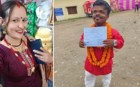 सबसे छोटे कद के प्रत्याशी की बड़ी छलांग, लक्ष्मण सिंह लच्छू दा ने क्षेत्र पंचायत सदस्य का चुनाव जीता, यू ट्यूबर को मिली हार