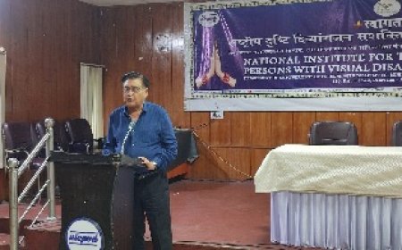 NIEPVD, देहरादून में दृष्टि दिव्यांग पेंशनरों और कर्मचारियों की चिकित्सा सुविधा व पेंशन बंद किये जाने पर‌ भारी आक्रोश : आपात बैठक में की गई घोर निन्दा