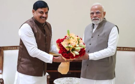 PM नरेंद्र मोदी से मिले CM मोहन यादव, मेट्रो ट्रेन शुभारंभ करने का किया आग्रह