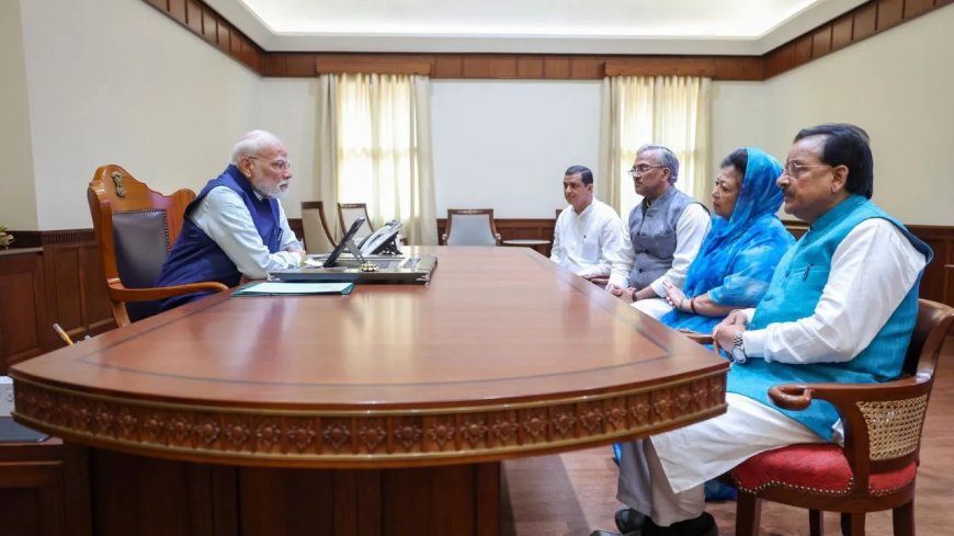 धराली आपदा : उत्तराखंड के सांसदों से PM मोदी की मुलाकात