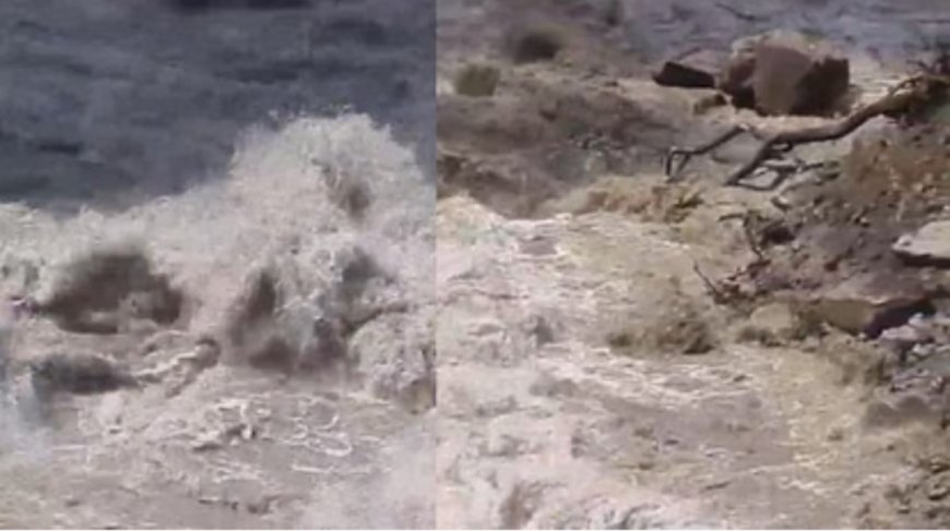 Uttarkashi: डबरानी के पास नदी में गिरी JCB, चालक लापता, एसडीआरएफ का रेस्क्यू जारी
