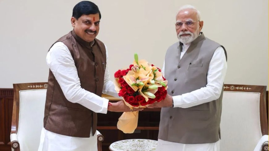 PM नरेंद्र मोदी से मिले CM मोहन यादव, मेट्रो ट्रेन शुभारंभ करने का किया आग्रह