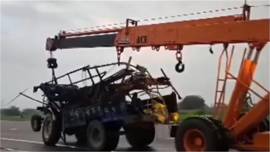 भक्तों से भरी ट्रॉली पर कहर बना तेज रफ्तार कंटेनर, चीख-पुकार के बीच थमीं 8 की सांसें, दर्जनों गंभीर घायल