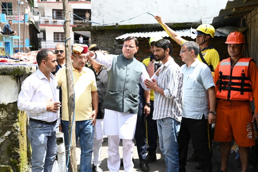 CM धामी ने स्यानाचट्टी में प्रभावितों से मिल कर सुनी समस्याएं, प्रभावितों को हर संभव सहायता दिए जाने का दिया आश्वाशन