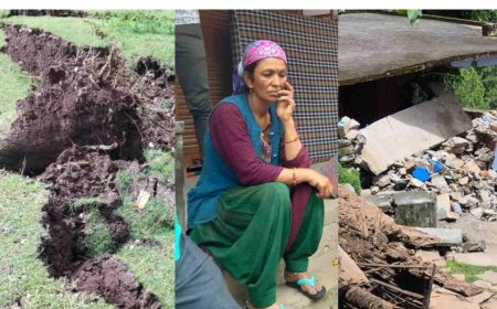 Chamoli: नंदानगर के बैंड बाजार में भूधंसाव का कहर, 25 दुकानें संकट में, 34 परिवार सुरक्षित स्थानों पर भेजे गए