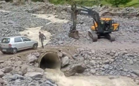 तमक नाले पर वैकल्पिक व्यवस्था, आवाजाही शुरू 