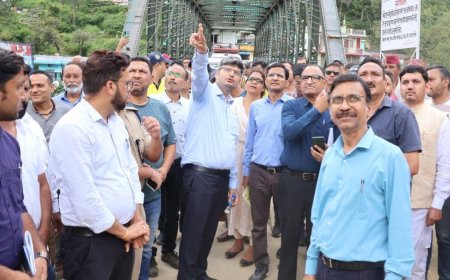 केंद्रीय टीम ने लिया थराली प्रभावित क्षेत्र का जायजा