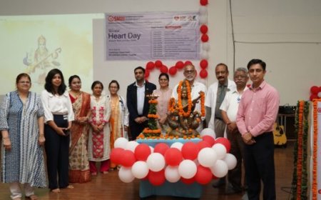 श्री महंत इन्दिरेश अस्पताल में विश्व हृदय दिवस के अवसर पर रंगारंग व शैक्षणिक कार्यक्रम का आयोजन