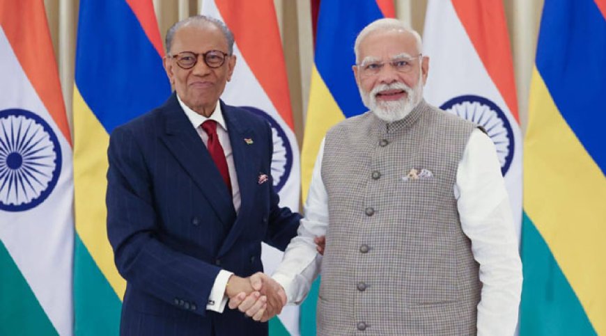 भारत-मॉरीशस के बीच 7 करार, लगभग 680 मिलियन डॉलर का विशेष पैकेज