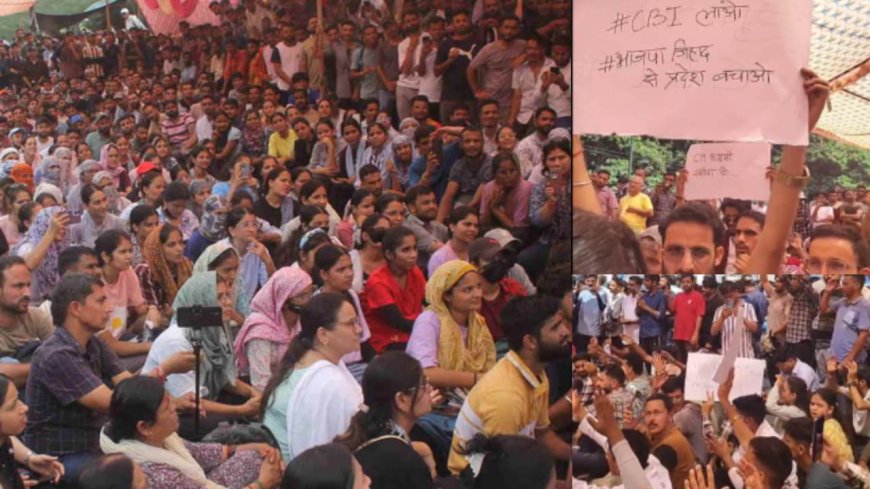 SIT जांच ठुकराकर CBI जांच की मांग पर अड़े युवा, चौथे दिन भी प्रदर्शन, सरकार का बड़ा एक्शन, एसिस्टेंट प्रोफेसर, सेक्टर मजिस्ट्रेट सस्पेंड