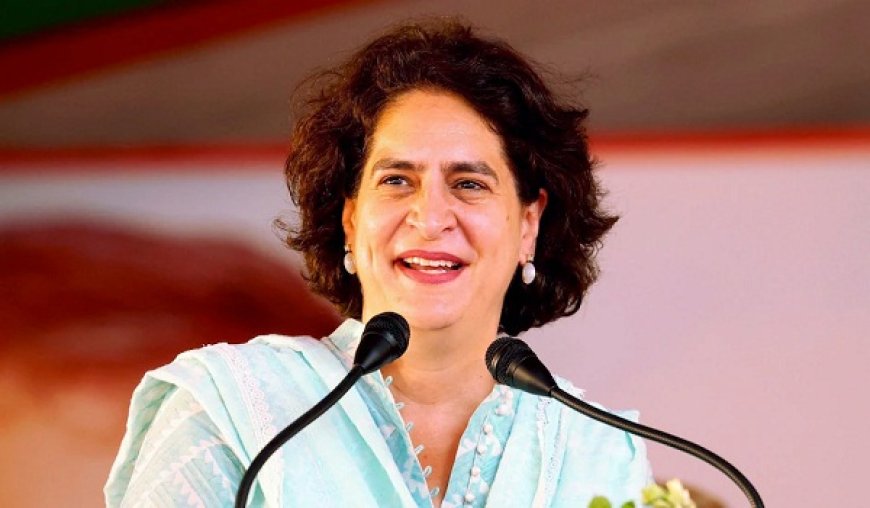 ’10 हजार रुपये पकड़ा दो और बस हो गया’, पटना में महिला संवाद कार्यक्रम में सरकार पर बरसीं प्रियंका गांधी