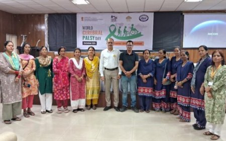 NIEPVD में विश्व सेरेब्रल पाल्सी दिवस पर विशेष जागरूकता कार्यक्रम का हुआ आयोजन