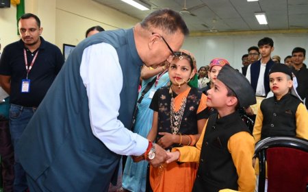 केंद्रीय विद्यालय देहरादून द्वारा आयोजित 36वीं युवा संसद प्रतियोगिता का उद्घाटन करते कैबिनेट मंत्री गणेश जोशी