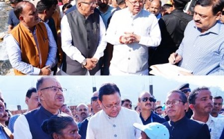 मुख्यमंत्री श्री पुष्कर सिंह धामी ने आपदा प्रभावितों के बीच मनाई दीपावली