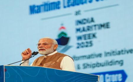 हमारे पास ब्लू इकोनॉमी ग्रोथ के लिए एक एंबिशियस विजन : पीएम मोदी