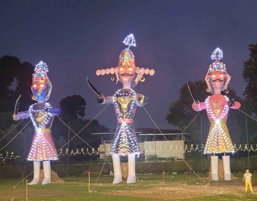 देहरादून के हिन्दू नेशनल इंटर कालेज मैदान में 60 फुट ऊंचे अहंकार रुपी रावण के पुतले का होगा दहन : सीएम धामी व सांसद नरेश बंसल करेंगे पुतला दहन