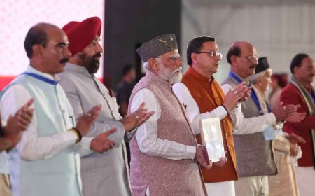 PM मोदी ने उत्तराखंड को दी कई सौगातें, 8260.72 करोड़ की योजनाओं का किया लोकार्पण और शिलान्यास