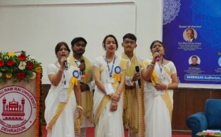 श्री गुरु राम राय विश्वविद्यालय की नेशनल काॅन्फ्रेंस में देश के विभिन्न राज्यों से पहुंचे विषय विशेषज्ञ