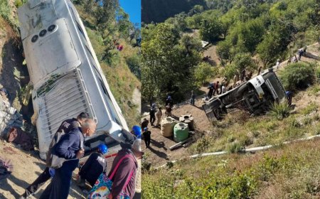 उत्तराखंड में बड़ा हादसा, कुंजापुरी के निकट श्रद्धालुओं की बस खाई में गिरी, कई की मौत की आशंका