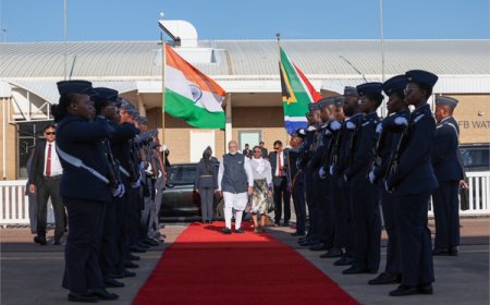 वैश्विक मंच से अहम संदेश देकर दक्षिण अफ्रीका से रवाना हुए PM मोदी