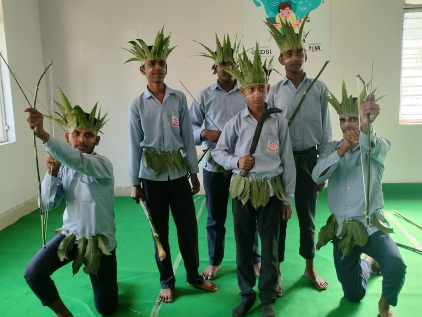 भगवान बिरसा मुंडा जयंती पर राजकीय इंटर कॉलेज ददेरा पुरा में छात्रों ने पेश किए मनमोहक कार्यक्रम