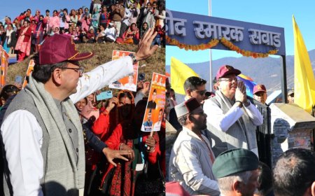 सैनिकों के गांव सवाड़ पहुंचे मुख्यमंत्री धामी, सवाड़ का सैनिक मेला राजकीय मेला घोषित