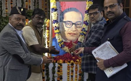 भाजपा के नई दिल्ली स्थित राष्ट्रीय कार्यालय में श्रमजीवी पत्रकार संघ ने डा अम्बेडकर के महानिर्वाण दिवस पर दी श्रद्धांजलि : गढ़वाल सांसद अनिल बलूनी से की सौजन्य भेंट