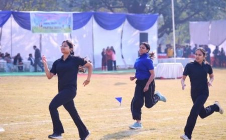 एसजीआरआर मेडिकल काॅलेज एटलिटिका-2025 में प्रद्यूमन ने लगाई सबसे लम्बी छलांग, चक्का फेंक में ध्रूव और नंदिनी राणा अव्वल