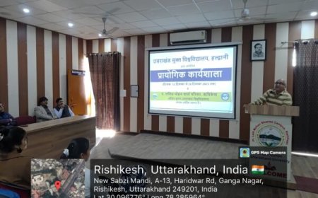 SDSU के पंडित ललित मोहन शर्मा परिसर ऋषिकेश में उत्तराखंड मुक्त विश्वविद्यालय की प्रायोगिक कार्यशाला प्रारंभ