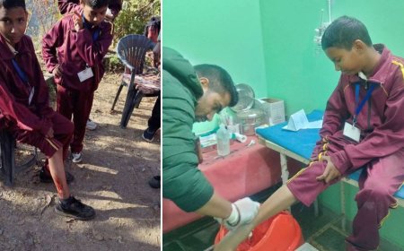 चमोली में भालू से भिड़ गया 11 साल का छात्र, बचाई साथी की जान, स्कूल जाते वक्त भालू ने किया हमला