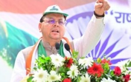 अल्मोड़ा शिविर में मुख्यमंत्री धामी ने विकास योजनाओं का शिलान्यास