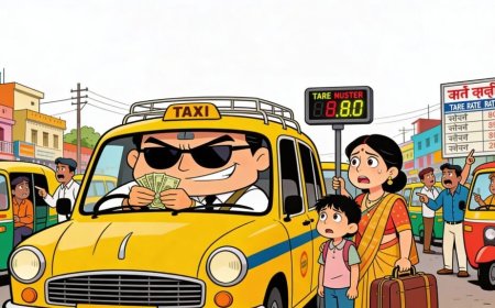 घर-घर तक छोड़ने वाले टैक्सी संचालक करने लगे मनमानी