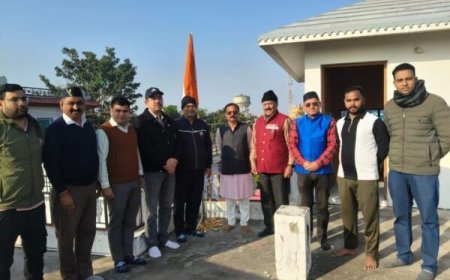 हिन्दू जागरण मंच ने हर्षोल्लास के साथ मनाया गणतंत्र दिवस