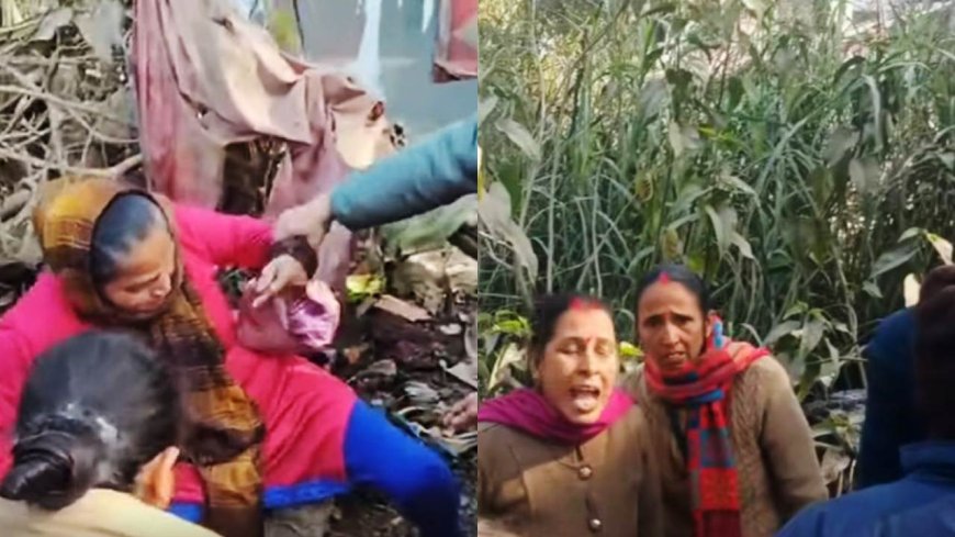 ऋषिकेश वन भूमि विवाद, तारबाड़ करने पहुंची टीम को फिर झेलना पड़ा महिलाओं का आक्रोश
