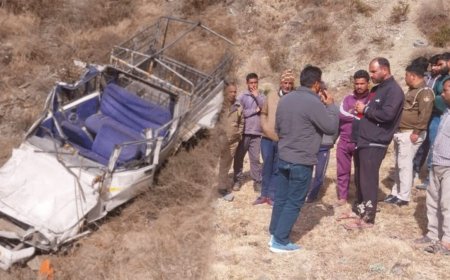 दुःखद: सवारियों से भरा यूटिलिटी वाहन खाई में गिरा, 3 महिलाओं की मौत, 5 घायल