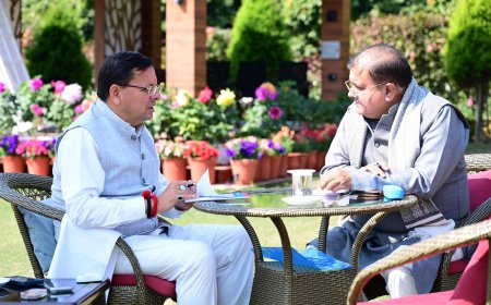 सीएम धामी से प्रदेश भाजपा नेतृत्व की अहम मुलाकात, संगठन और विकास कार्यों पर मंथन