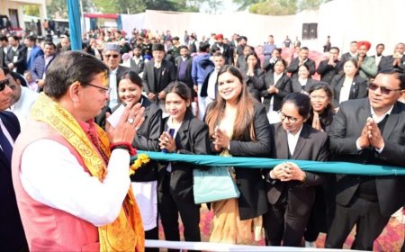 सीएम धामी ने एक करोड़ की लागत से खटीमा सिविल न्यायालय में अधिवक्ताओं के लिए नव निर्मित चैम्बर का किया लोकार्पण