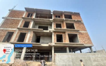 अवैध निर्माण पर एमडीडीए की बड़ी कार्रवाई, ऋषिकेश में अवैध बहुमंजिला भवन सील