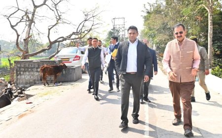 सचिव आवास डॉ. आर राजेश कुमार ने हरिद्वार में 21 किलोमीटर पॉड टैक्सी परियोजना के रूट व स्टेशन स्थलों का किया स्थलीय निरीक्षण, अधिकारियों को भूमि हस्तांतरण में तेजी लाने के दिए निर्देश