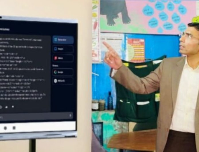 डीएम सविन बंसल का शिक्षा मॉडल हर कक्षा में अब स्मार्ट तकनीक; सरकारी स्कूलों में डिजिटल क्रांति की शुरुआत