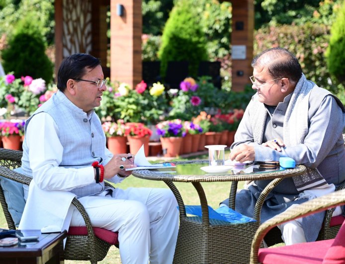 सीएम धामी से प्रदेश भाजपा नेतृत्व की अहम मुलाकात, संगठन और विकास कार्यों पर मंथन