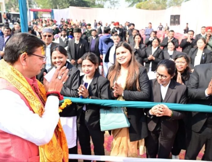 सीएम धामी ने एक करोड़ की लागत से खटीमा सिविल न्यायालय में अधिवक्ताओं के लिए नव निर्मित चैम्बर का किया लोकार्पण