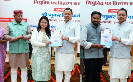 मुख्यमंत्री ने 63 सफाई निरीक्षकों को प्रदान किए नियुक्ति पत्र, 30 हजार युवाओं को दी सरकारी नौकरी